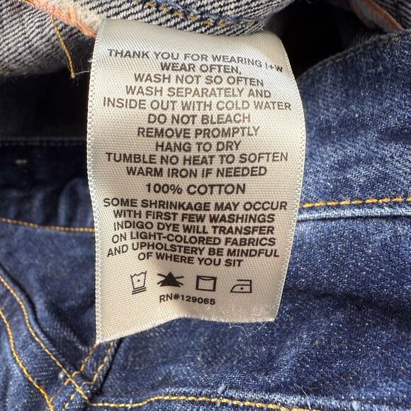 Imogene and Willie Denim Jeans Mens 33x26 Charlie Button Fly Selvedge Starched - Picture 7 of 14